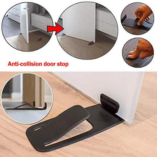 Spring Innovative dørstopper holder døren åpen på riktig måte Blå one size Blue