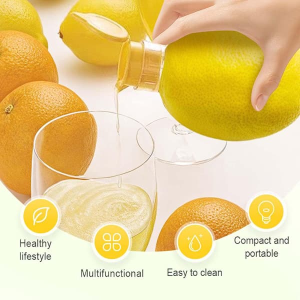 Skruvkork Citronpress Mini Manuell Citronpress Bärbar Citronjuicer A2 A2