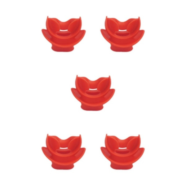 1/2/3/5 sukelluspaineensäädin ja snorkkelisuutin punainen 5.1x5cm 5 sarjaa Red 5.1x5cm 5Set