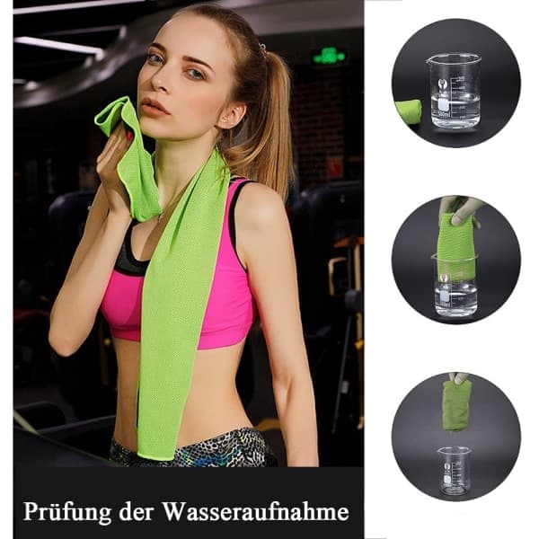 Kylhandduk, sporthandduk, handduk, kylande mikrofiberhandduk