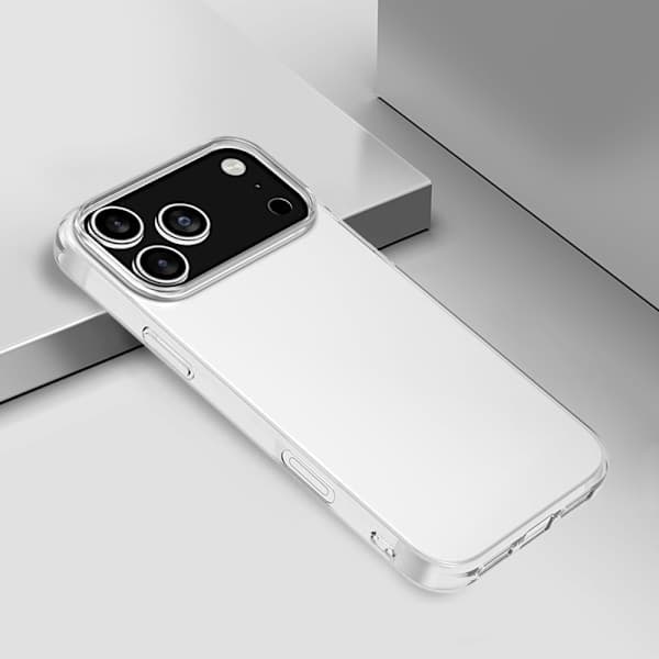 Kompatibel med iPhone 17 Pro Skall Slim Fit TPU Transparent 20