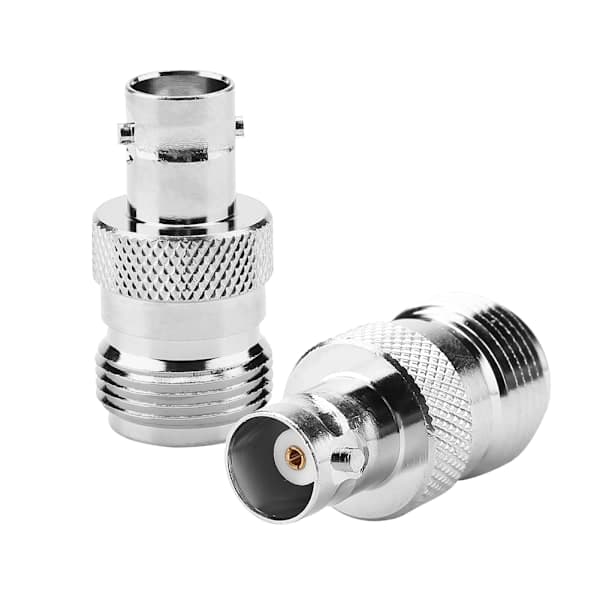 Type N hunn til BNC hunn RF-kontakt koaksialadapter - 2 stk