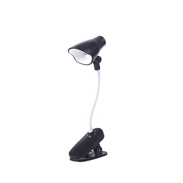 Skrivebordslampe, 360 graders rotasjon, klips-på-lampe, bærbar leselampe, klemme på skrivebord/bord/køyeseng/skap, hjemmebelysning Orange B