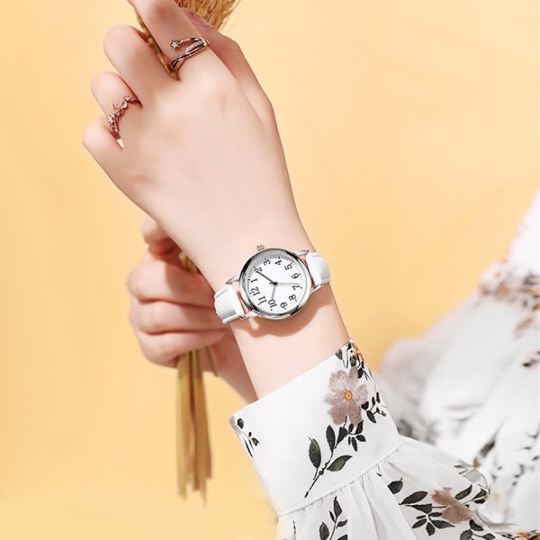 Klokke Quartz Håndleddsklokke SVART Svart Black