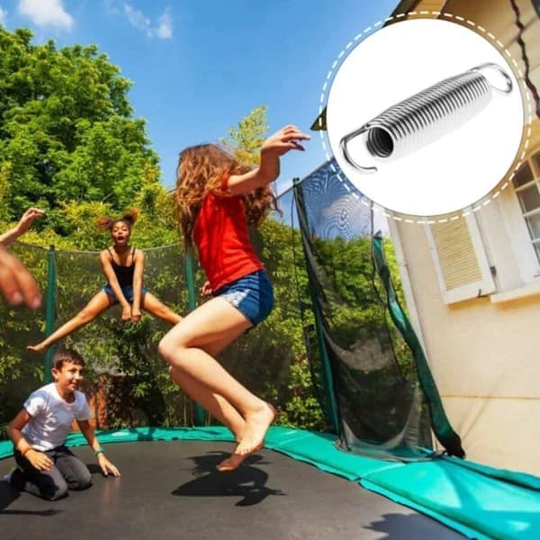 Trampolinfjedre bruges til at strække 17.8 17.8