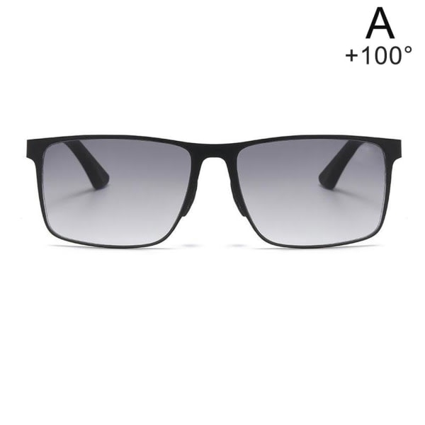 Progressive Multifocus læsebriller Metal Photochromic Transi +100° 1 stk