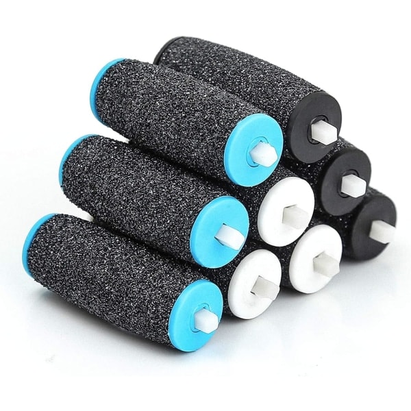 Set of 9 replacement rollers for Scholl Velvet Smooth Pedi