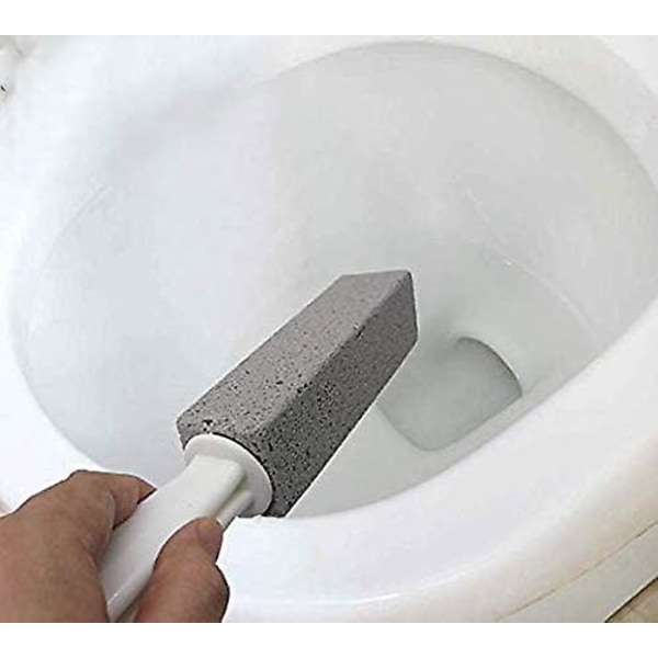 Pimpstein rensestein med håndtak - toalettskålrens, 4 stk