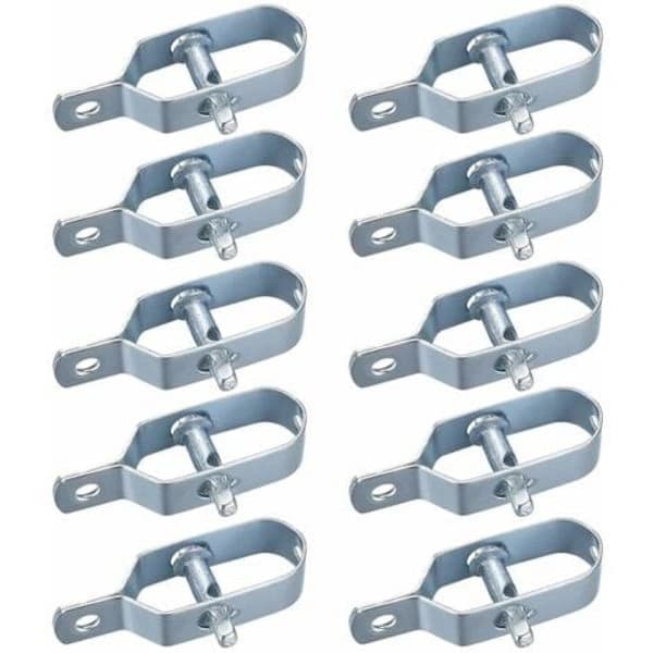 Trådstrammer, Gjerdespenner, Pigtrådstrammer, Koblingssett for trådstrammer for stramming av tråder (10 stk) LO-Ron