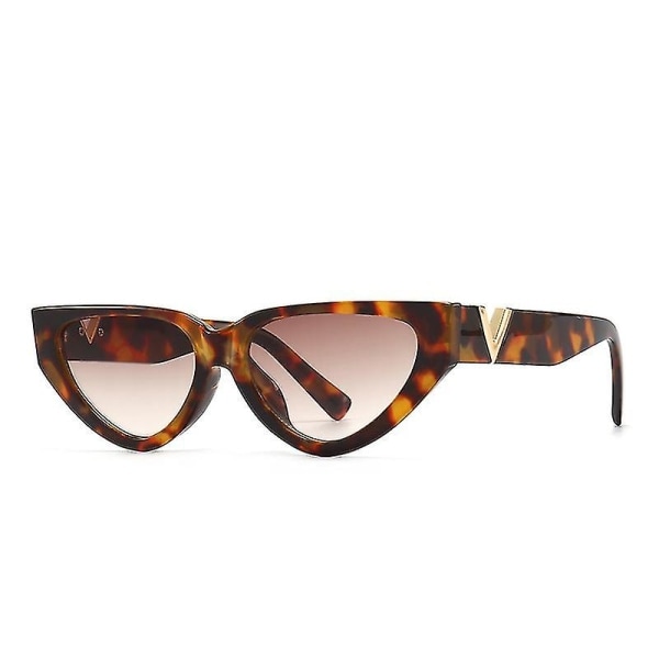 Solbriller Dame  Mote Luksus V Merke Designer Solbriller Dame Briller Uv400 leopard