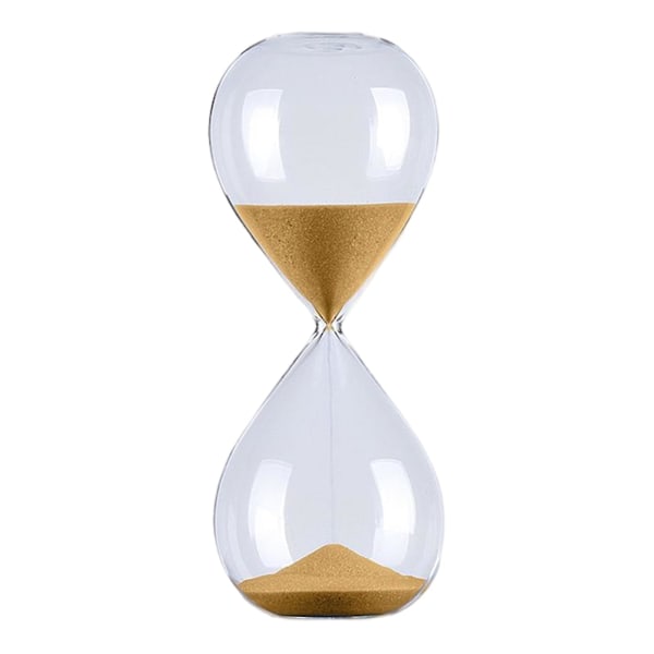 5/30/60 Minuter Rund Sandtimer Personlighet Glas Timglas Ornament Nyhet Tidshanteringsverktyg Glod 5 minutes