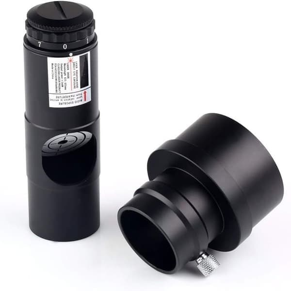 Teleskop Laser Kollimator 1,25 tommer, Bysameyee Kalibrator med 2'' Adapter for