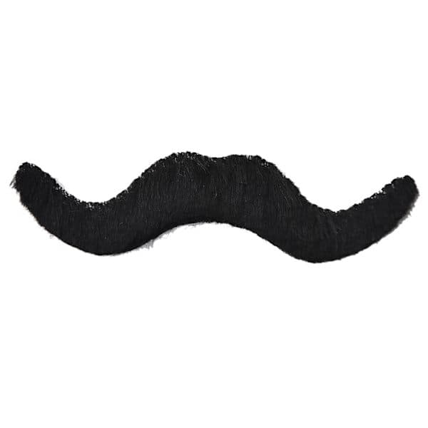 12-pack Svart Mustasch Lös Skägg Rolig Maskerad