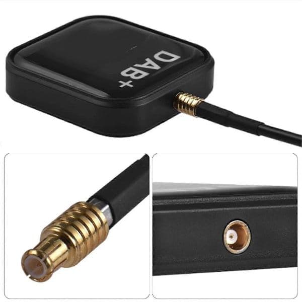DAB+ Antenne for Android Bilradio med USB-adapter GPS Stereo DAB-mottaker Spiller for Europa Univer