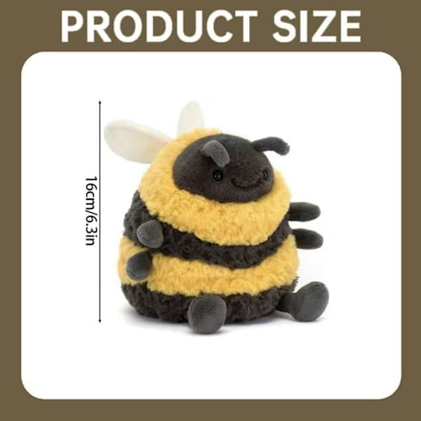 Jellycat Albee Bie Kosedyr - 16cm Mykt Kosedyr