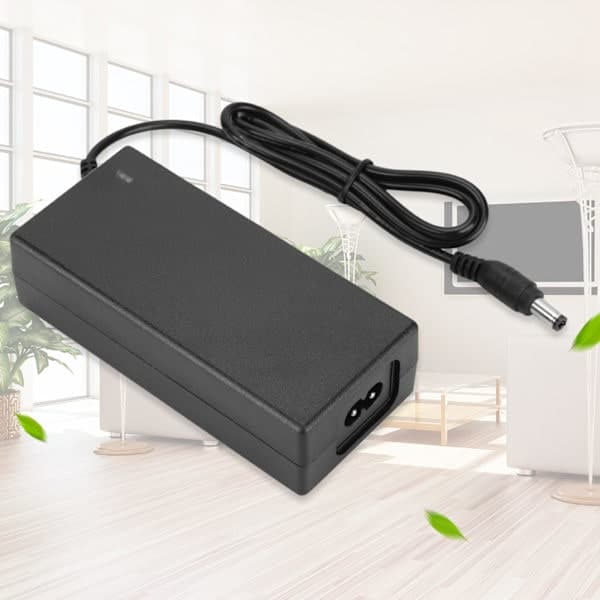 25.2V 2A EU-plugg strømadapter med LED-indikator 100-240V