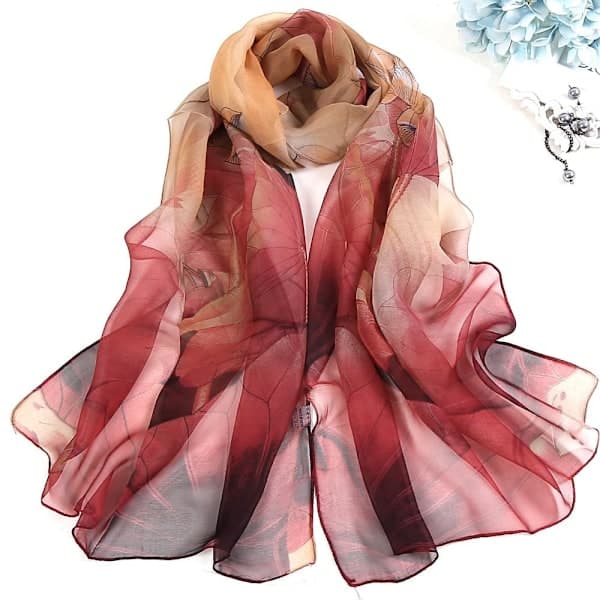 Chiffon Sjaler Langt Sjal - TOP1 9 9
