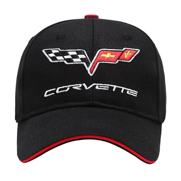 1 stk brodert logo baseballcaps Chevrolet Corvette C6 Duck