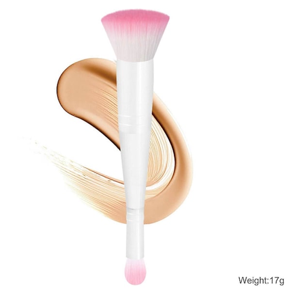 Smink Concealer To I Ett Dobbelthodet Sminkekost Flat Kost D