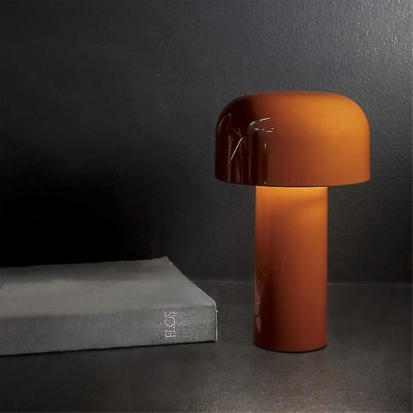 Led Creative Mushroom Oppladbar bordlampe 3w 3 lysnivåer metall nattlys