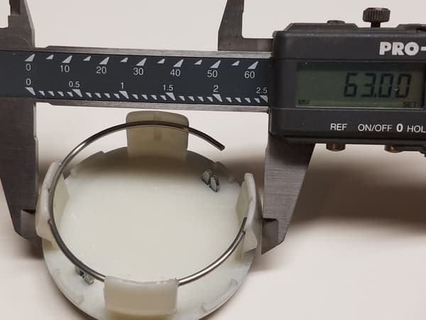 Lexus 62 mm navkapsel, plastcentrumkapsel för Lexus bilhjul med Lexus-logotyp - grå (4-pack)