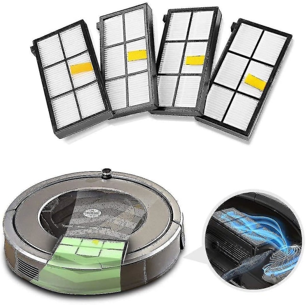 Irobot Roomba -sarjan 800 860 870 880 890 ja 900 960 980 kanssa yhteensopivat harjojen vaihtosarjan varaosat - 14 kpl:n pakkaus