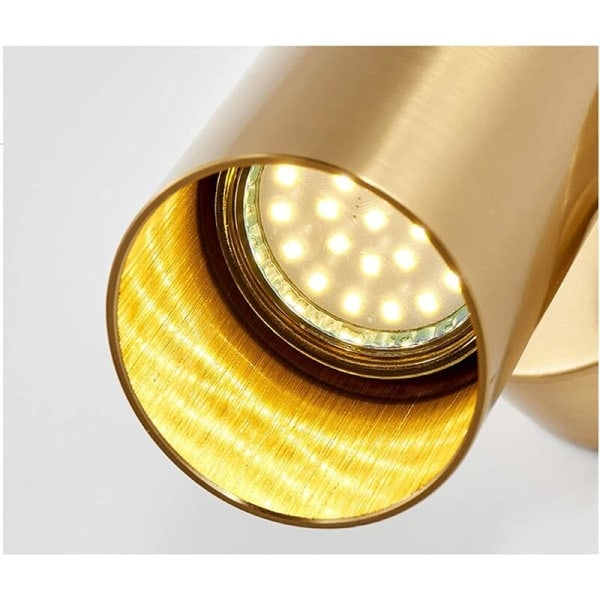Kobberfarget soveromsvegglampe, moderne kreativ soverom retro