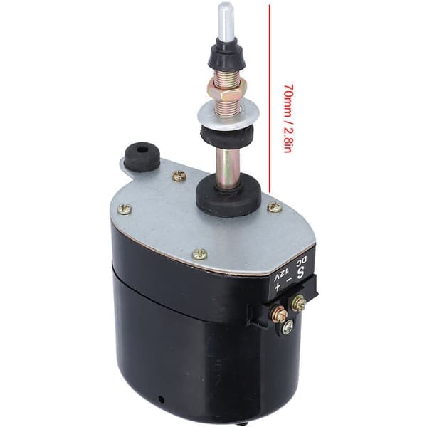DC12V Metal Vinduesviskermotor, 105° Viskerfelt, Universal Traktortilbehør
