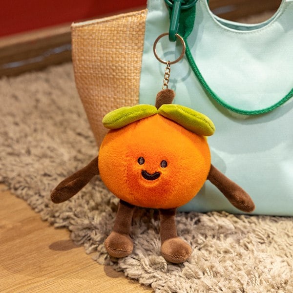Jellycat pehmolelusarja eläin majava pehmolelu nukke pehmolelu tukkumyynti 15cm kakiainen riipus 15cm persimmon pendant