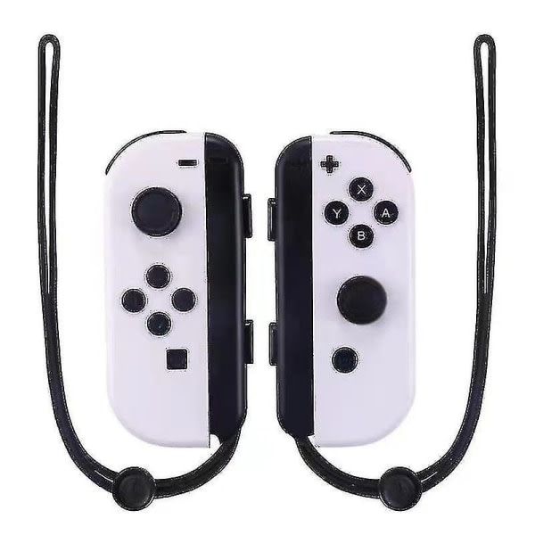 Nintendo Switch Controller Joy-con L/r -peliohjain hihnaohjaimella Vaihda Joycon White White