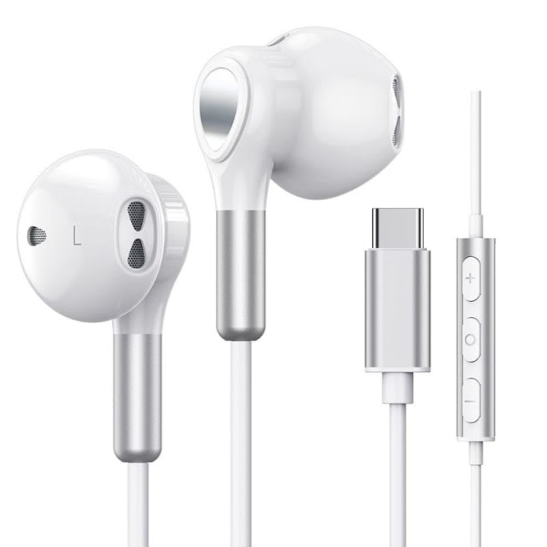 USB C-hörlurar för Samsung Galaxy S22 Ultra S21 FE S20 A53 USB C-hörlurar