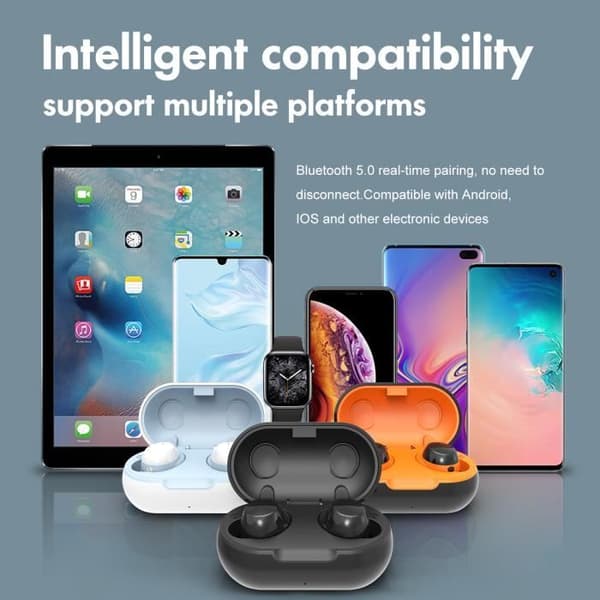 Bluetooth-nappikuulokkeet - TWS-22 - Vedenkestävät - Vastamelutoiminto - In-Ear