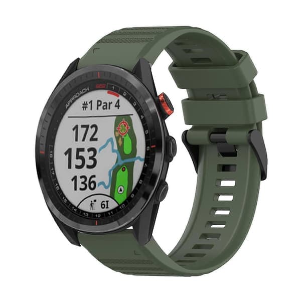 Silikone armbånd til Garmin Approach S62-lingling} Army Green Army Green