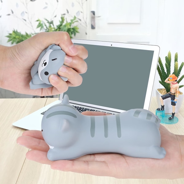 Søt håndleddstøtte musematte liten katt håndleddstøtte ergonomisk musematte mykt minne skum håndleddstøtte skrivebordsmatte for datamaskin bærbar PC