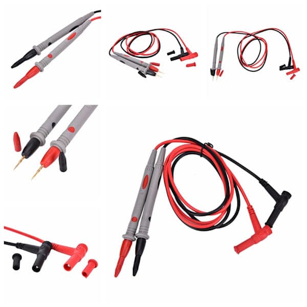 2 st universal digitala multimetrar multimeter testkablar Pro