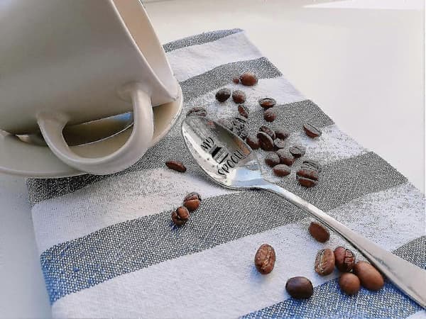 \"Min Nutella Ske\" - Sjov indgraveret rustfri stål ske - Perfekt til kaffe, is og Nutella