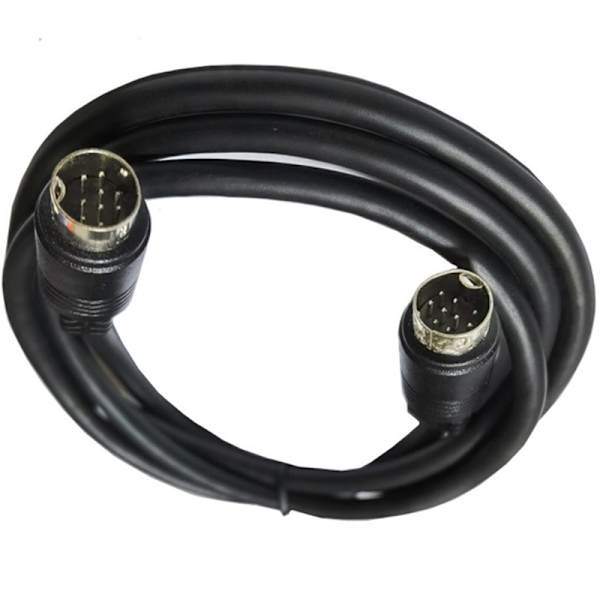 Mini Din 9-pin han til 9-pin han o Input Kabel 1m 2m 3m Kompatibel Sort 2M