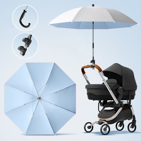 Barnevogn Parasoll Lyseblå Light blue