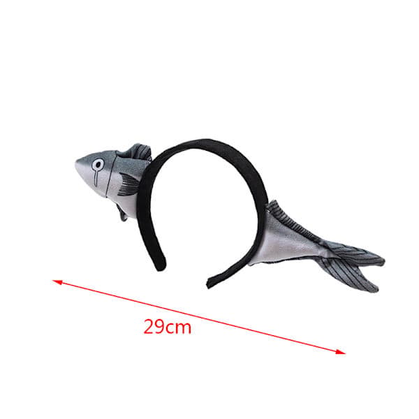 2 stk Morsomt Gulrot Hodebånd Saltet Fisk Hårbånd for Kvinner e S