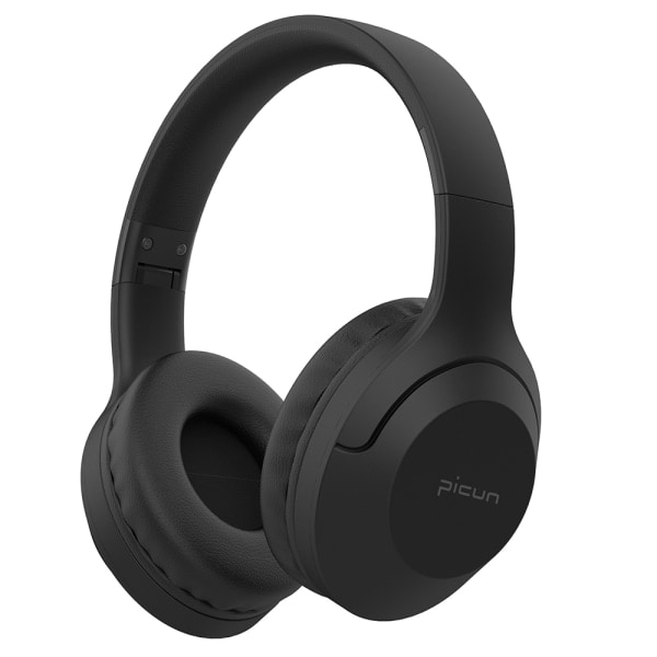 Picun B-01S Foldable Trådløse On Ear Hodetelefoner, BT5.0, Svart