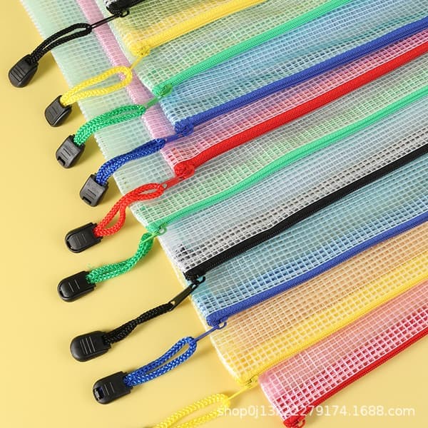 21-pack Zip-påsar (4 storlekar) för att organisera skol- och kontorsmaterial grön A5 green A5