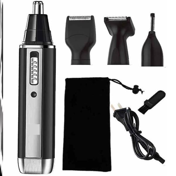 Herr 4-i-1 näshårstrimmer, USB uppladdningsbar.