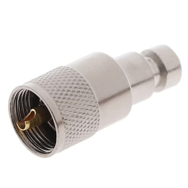 1 stk. UHF PL259 Hanstik Lige Loddestik Adapter til Farve Én Størrelse
