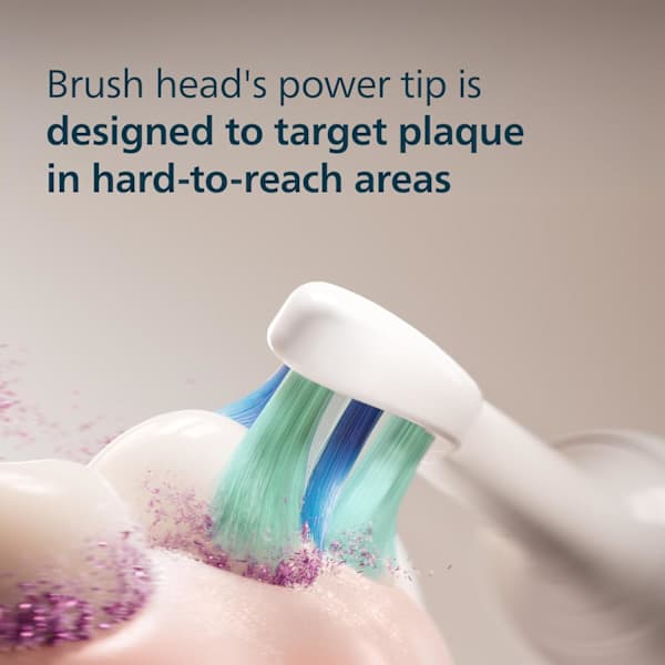 4 erstatningsbørstehoder kompatible med Philips Sonicare, pakke kan hvit C2 White C2