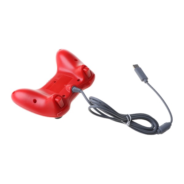 USB styrd kontroll för Xbox 360 Videospel Joystick för Xbox 360 Gamepad Röd Red