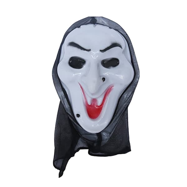 Cosplay Kostymer Horror Spøkelse Cosplay Maske for Ansikt Hodeplagg B One size B