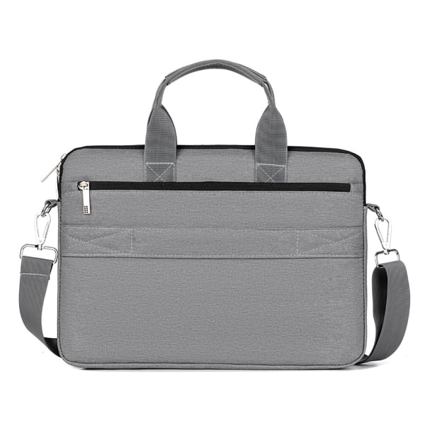 Støtsikker Laptop Bag 13.3 14 15.6 Tommers Skulder Håndveske Veske Etui for Macbook Air Pro Kvinner Menn Beige - 2