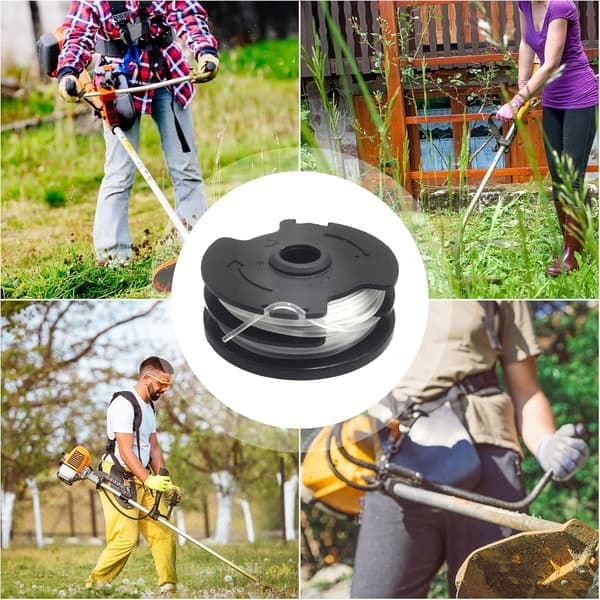 6-pakning erstatningsspoler for LIDL Parkside PRTA 20-Li A1, B2, C3, PRT 550 A1, A3, PRT 300 A1 gresstrimmer