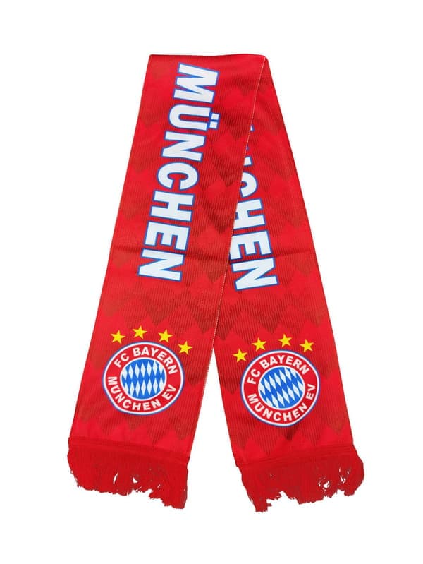 Fodboldhalstørklæde i bomuld med tilpassede designmuligheder [JUN] Bayern Bayern