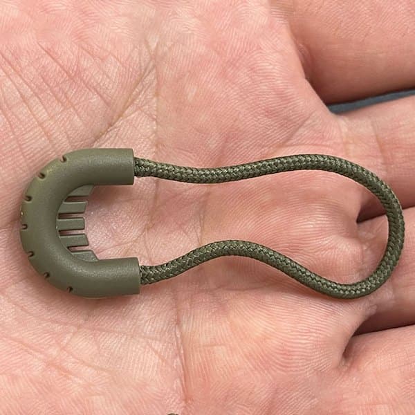 10 st EDC Multifunktionell Dragkedja Dragsko Rep För Utomhus Svart onesize